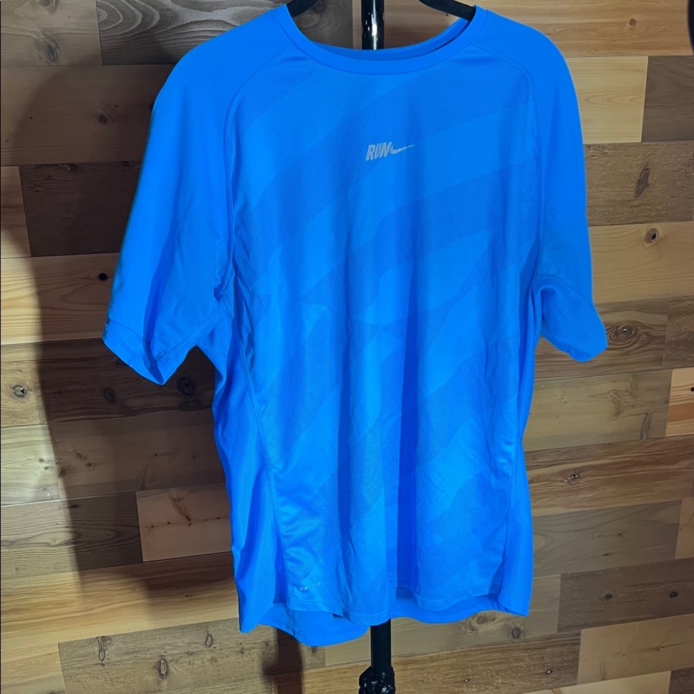 Nike Dri-FIT Bright Blue Running Shirt